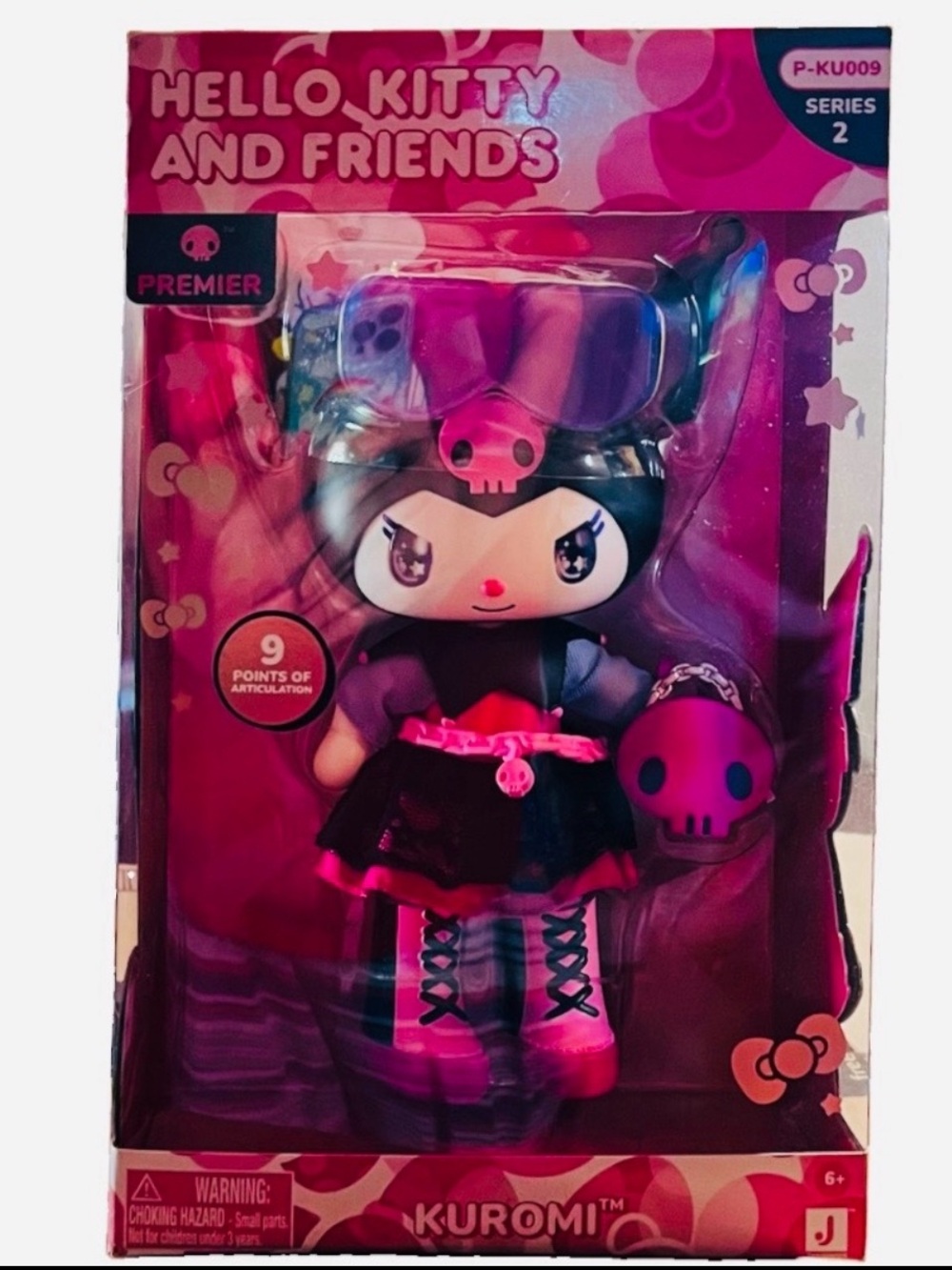 Sanrio Hello Kitty and Friends Premier Series 2 Kuromi 8” Doll By Jazwares NIB